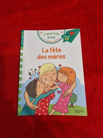 Livre j'apprends à lire la fête des mères