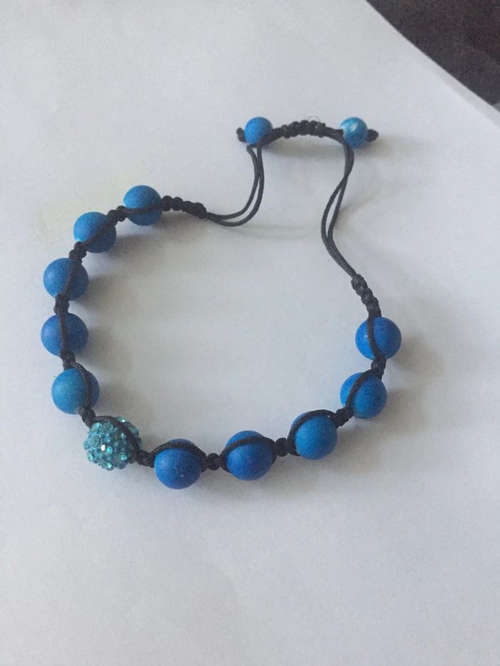 Bracelet Shamballa Bleu - photo numéro 2