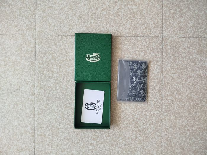 Porte carte goyard gris neuf - photo numéro 3
