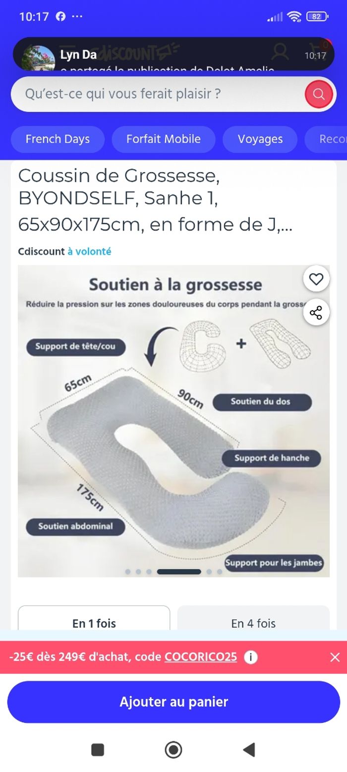 Coussin de grossesse - photo numéro 2