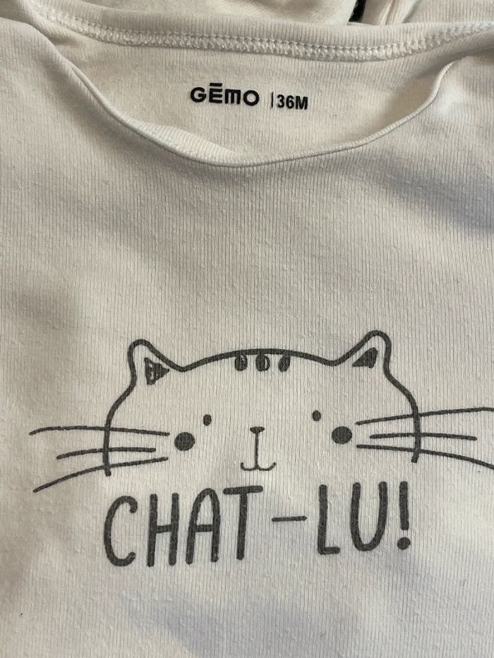 Lot 3 body manches longues mixte 36 mois - photo numéro 3