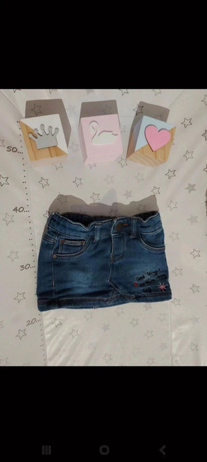 Jupe jean 6 mois kiabi
