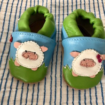 Chausson en cuir