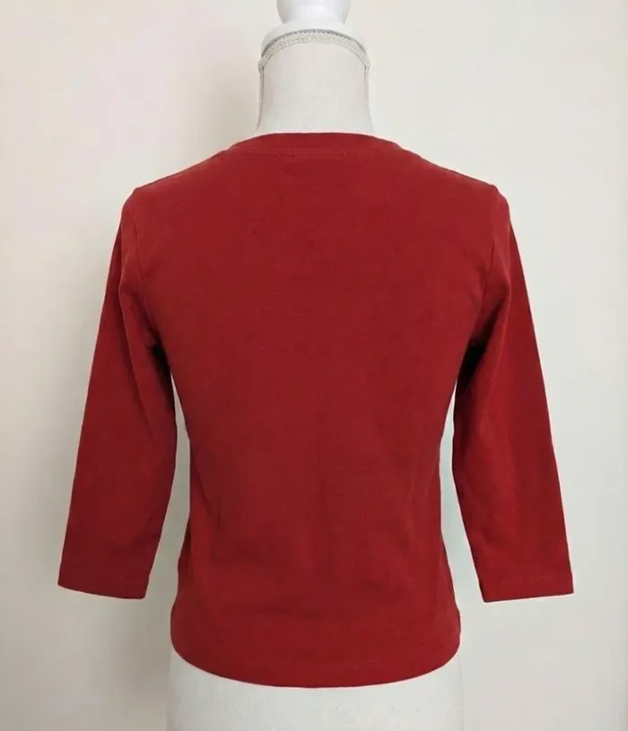 T-shirt Manches Longues Rouge - Orchestra - 2 Ans (92 cm) - 100% Coton - photo numéro 2