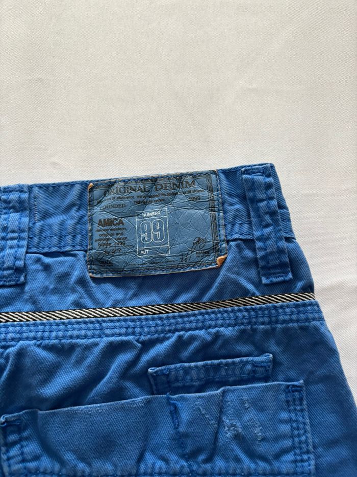 Bermuda bleu électrique - Amica Denim - L/40-W.30 - photo numéro 3