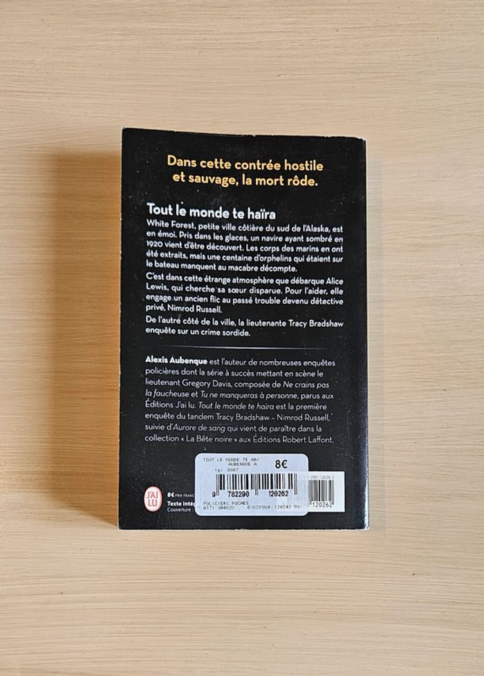 Livre tout le monde te haïra - photo numéro 2
