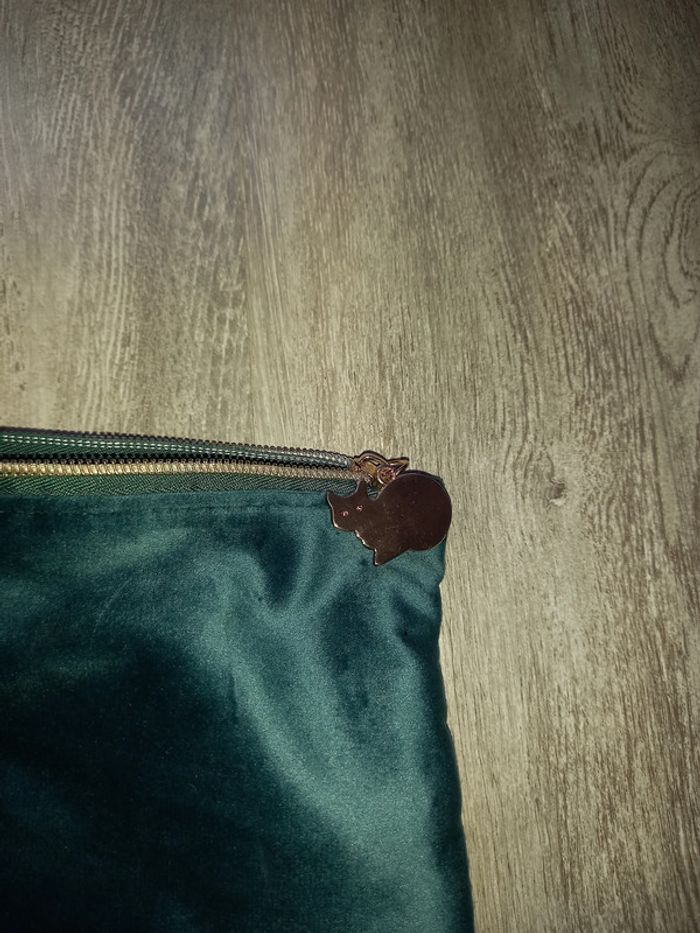 grand sac à main en velours tête de chat françoise saget neuf - photo numéro 2