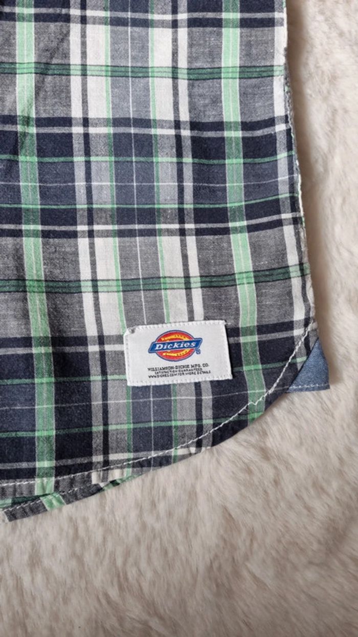 Chemise à carreaux Dickies modèle femme - photo numéro 7