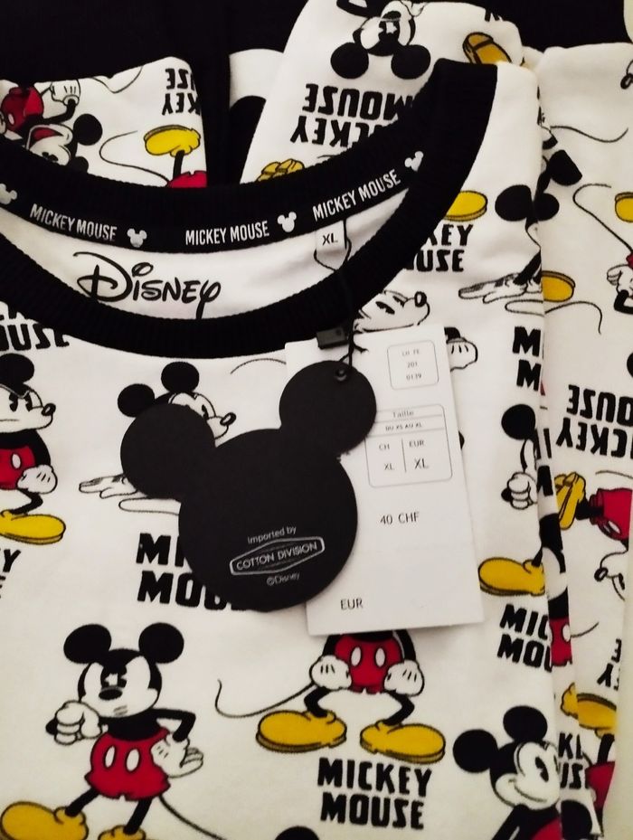 SWEAT IMPRIME MICKEY - DISNEY - T. XL - NEUF - photo numéro 7