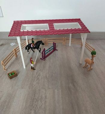 Lot chevaux Schleich avec ses accessoires