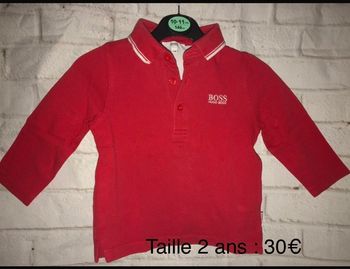 Polo manches longues Hugo Boss
