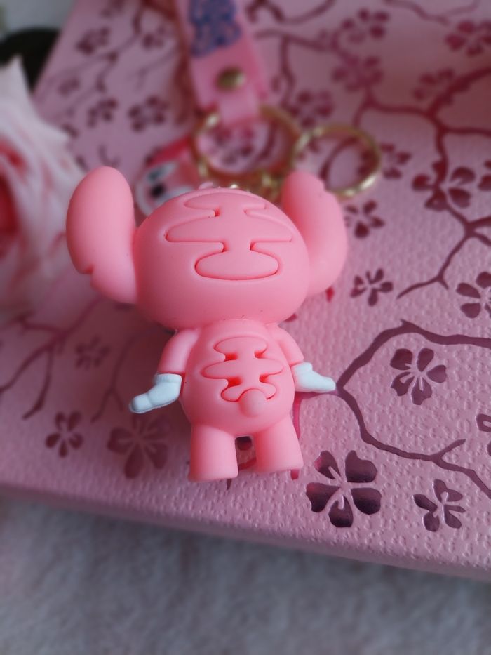 Porte clé stitch rose - photo numéro 4