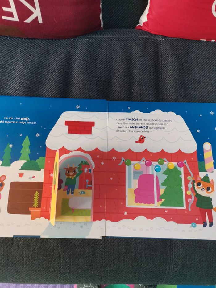 Livre à fenêtres "Viens chez nous, Père-Noël" - photo numéro 3