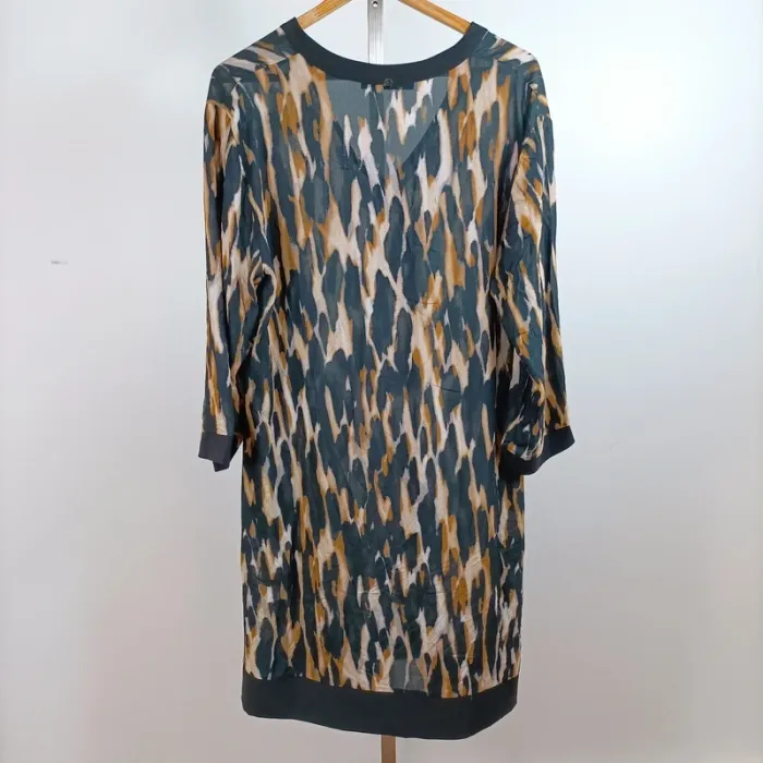 Tunique imprimée italienne Fred Sabatier taille 46, 100 % viscose fluide et chic A1365 - photo numéro 6