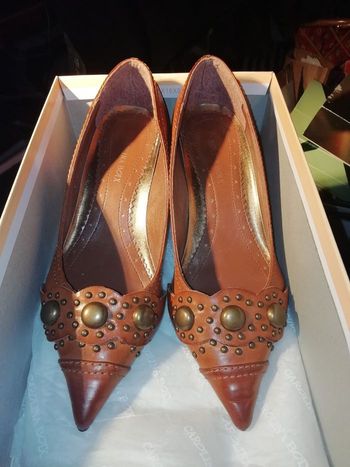 Escarpins CAROLINA BOIX camel tout cuir P. 36