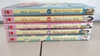 lot 5 manga from five to nine (tomes 1 à 5)