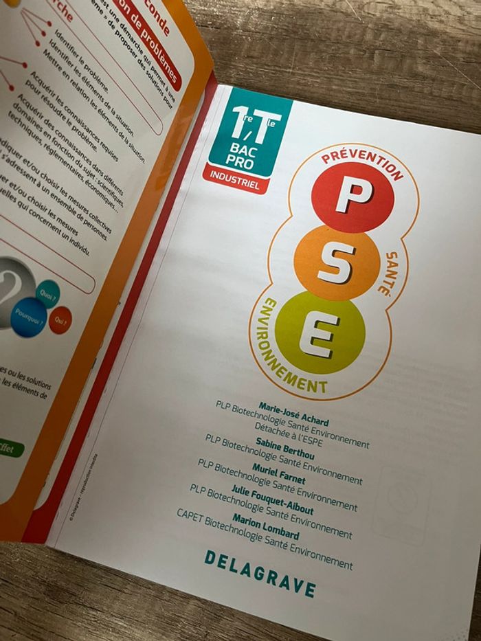 1re/tle bac pro PSE - photo numéro 4