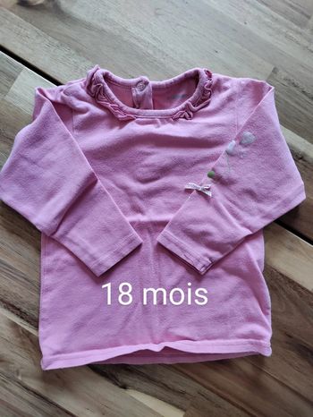 T-shirt manches longues 18 mois