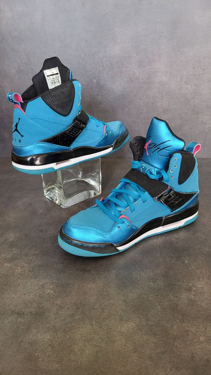 Jordan Flight 45 High Premium GS Dynamic Blue - 547769406 - Size : 40 🌈🌈 - photo numéro 4