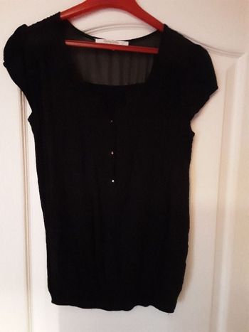 T-shirt/blouse noire