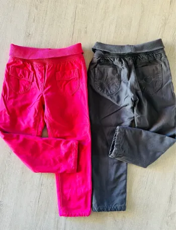 Lot de pantalons enfant fille chaud verbaudet