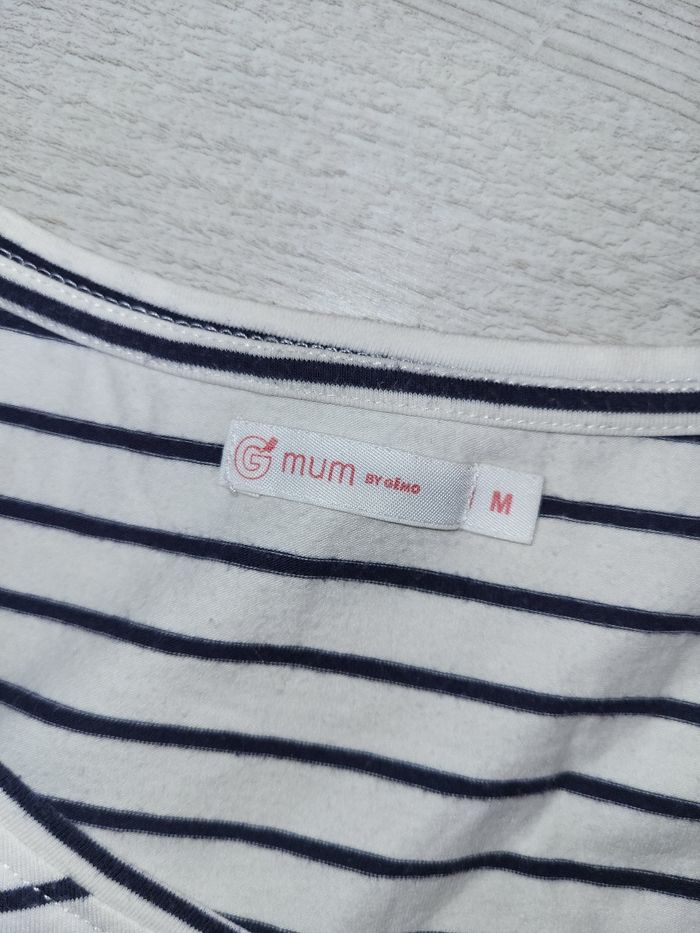 Haut marinière grossesse M - photo numéro 4
