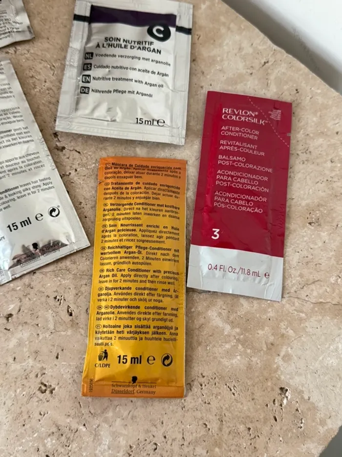 Soin cheveux coloration masque hair Conditioner cura mask argan oil l'oreal masque shampooing - photo numéro 5