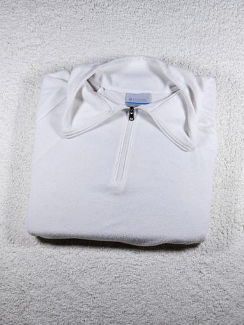Zip Polaire columbia blanc
