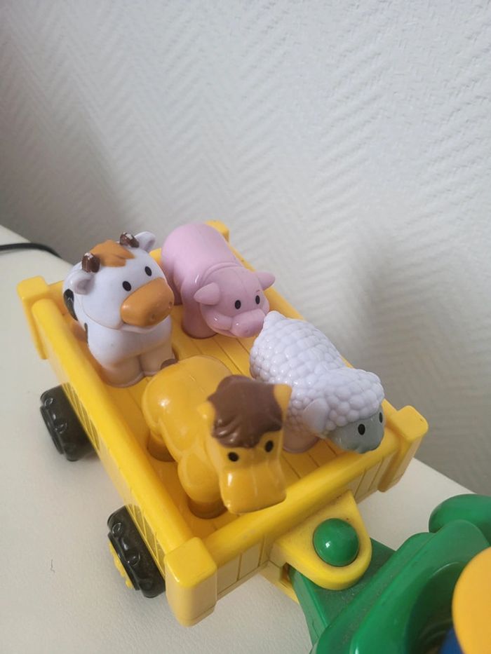 Tracteur avec animaux - photo numéro 5