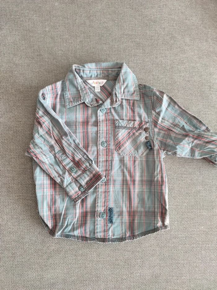 Chemise carreaux 12 mois