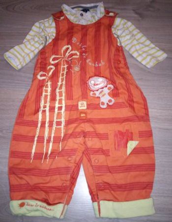 Ensemble salopette  9 mois