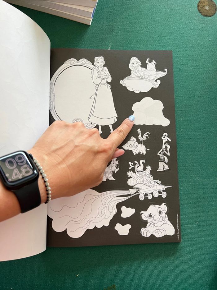 Art thérapie Disney 220 Stickers à colorier - photo numéro 3