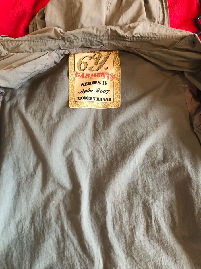 Parka 1/2 saison kaki vintage - photo numéro 6