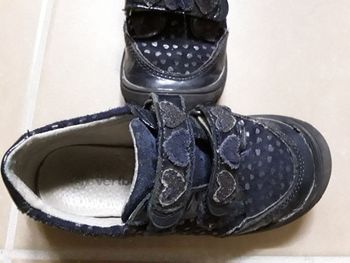 Chaussures marine fille 28 VERTBAUDET TBE