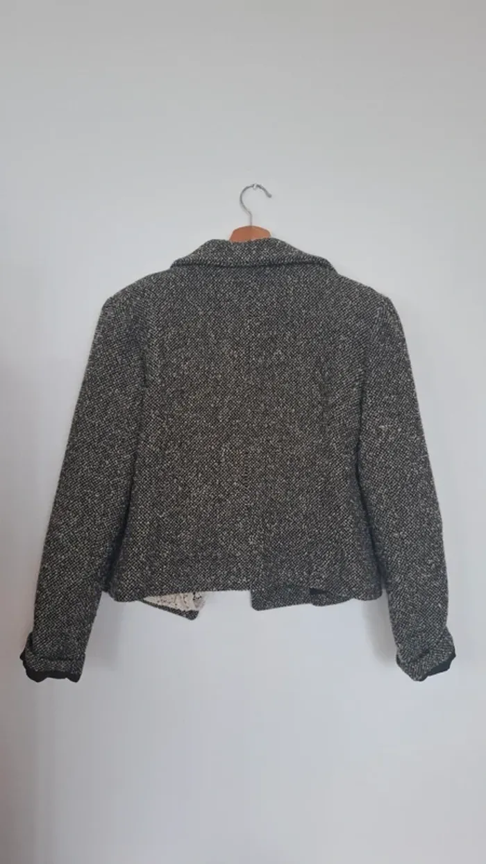 Blazer court en Tweed (laine) Yumi Mazao Paris - Made in France Parfait pour les looks automnale - photo numéro 9