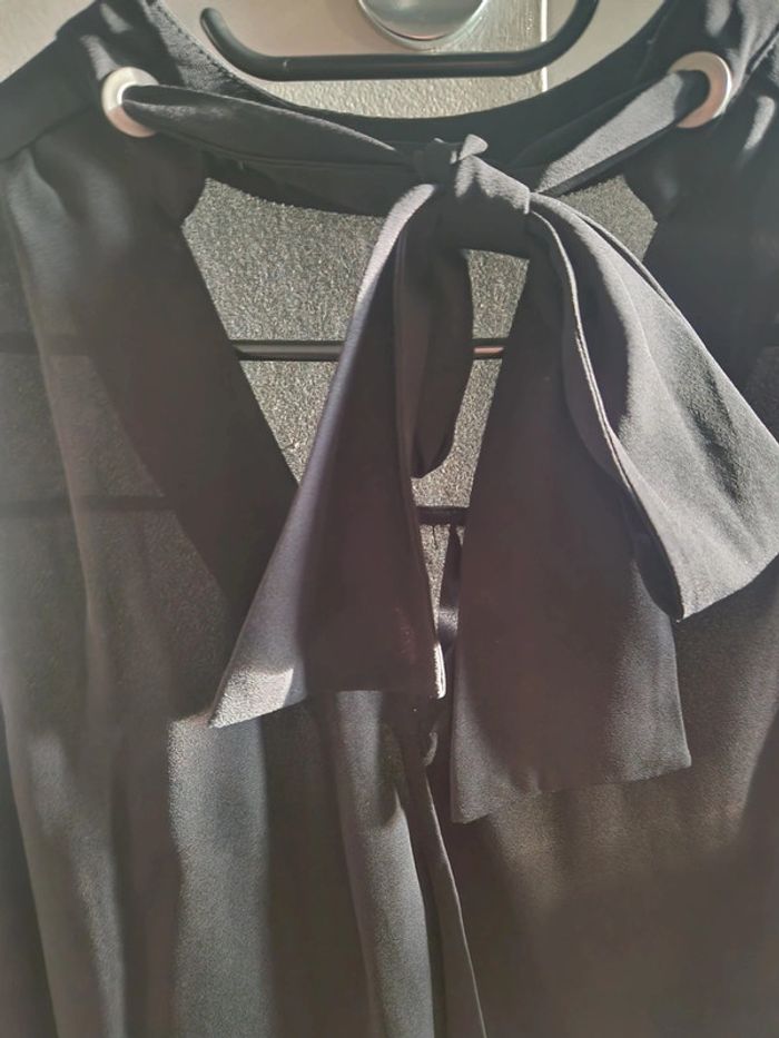 Debardeur noir nœud - photo numéro 3