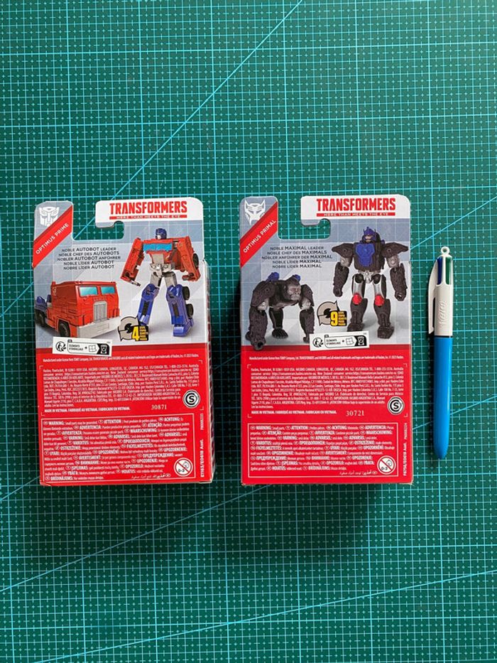 Lot Figurines Transformers - Optimus Prime + Primal - Hasbro 2023 - photo numéro 4