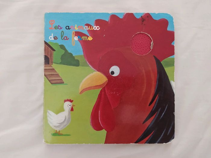 Livre bébé découverte par le touché Animaux de la ferme