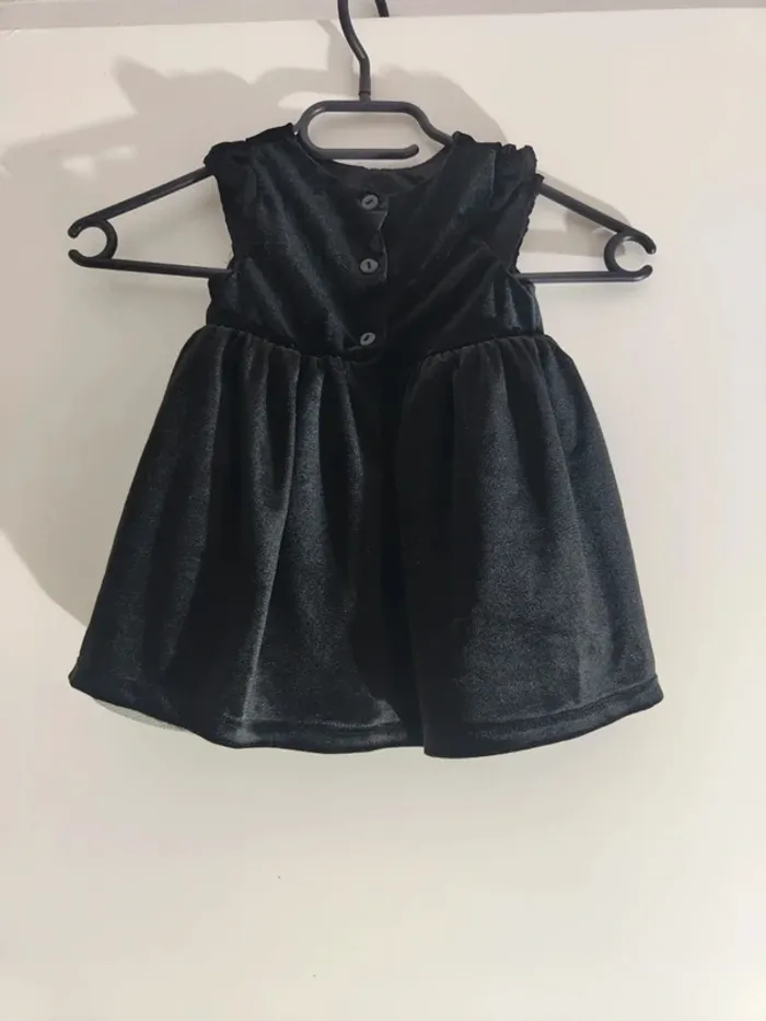 Jolie robe bébé fille velours 💎9mois💎 - photo numéro 9