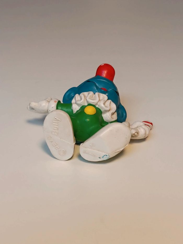 Figurine vintage Bully Schtroumpf clown peyo W.germany - photo numéro 5