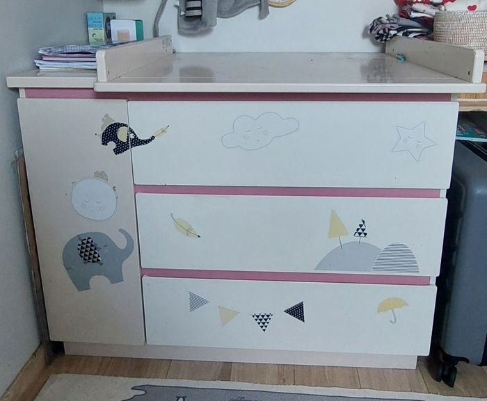 Table à langer commode Sauthon