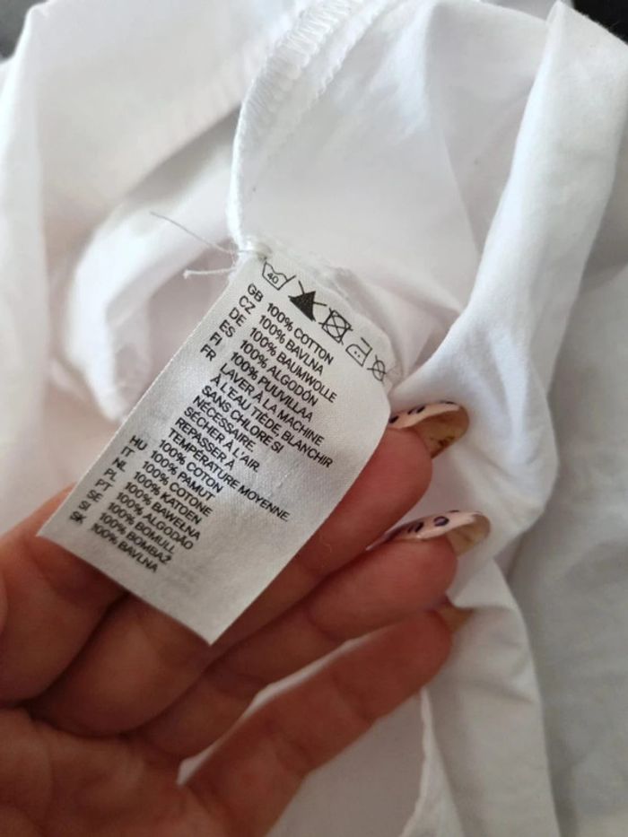 C59 chemise rose/blanc Ichi M - photo numéro 4