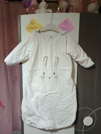 Gigoteuse lapin 6/24 mois 