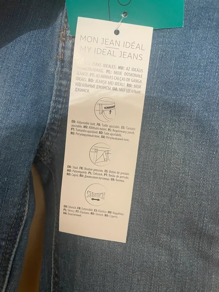 Jean bébé In Extenso 74 cm – 9 mois - Neuf avec étiquettes - photo numéro 6