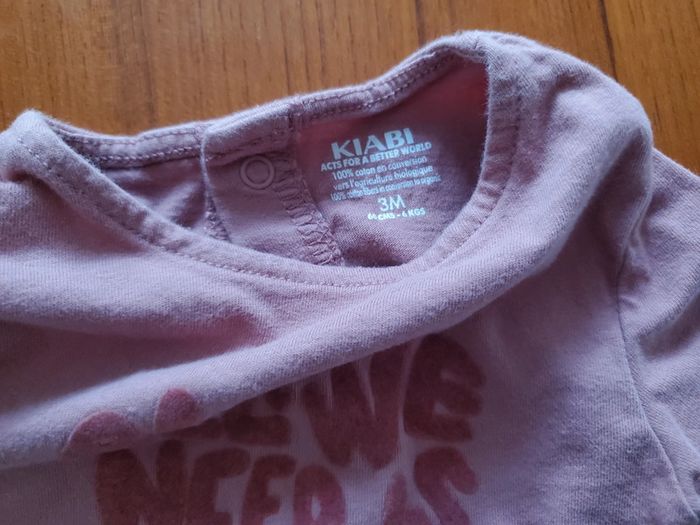 T-shirt manches longues 3mois - photo numéro 3