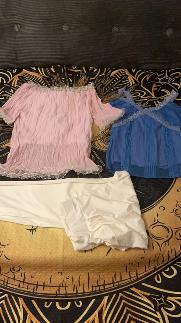 Lot de 3 vêtements femme été S pour 3 euros seulement tout le lot