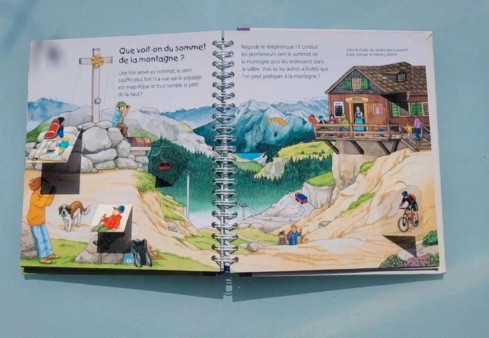 Livre animé à volets Les P'tits Juniors : 🏔 La Montagne  🏞 41 - photo numéro 7