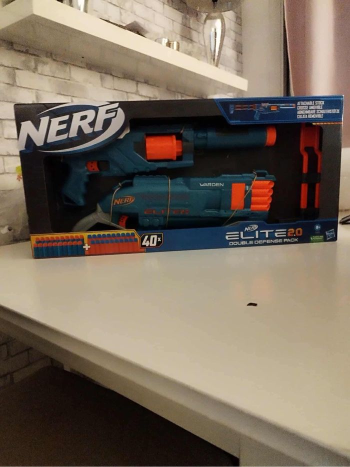 Pistolet Nerf elite double defense neuf - photo numéro 2