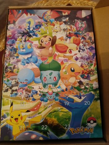 Calendrier de l'avent pokémon