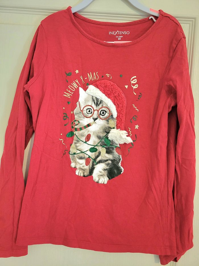 Tee-shirt manches longues noel
